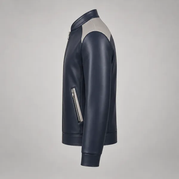 Navy_Signature_Two-Colour_Nappa_Leather_Jacket_For_Men