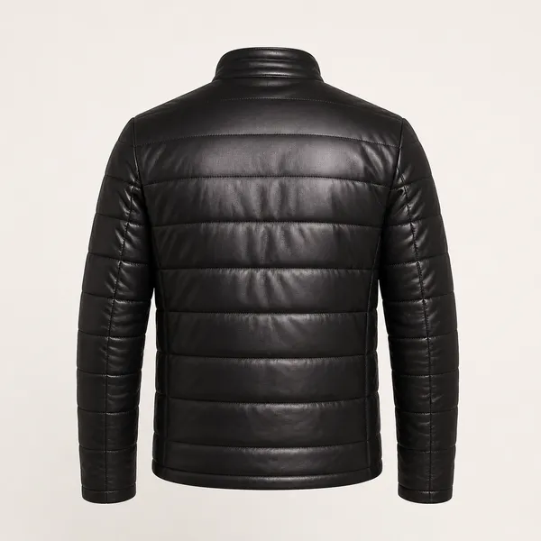 Black_Faux_Leather_Quilted_Jacket_for_Men