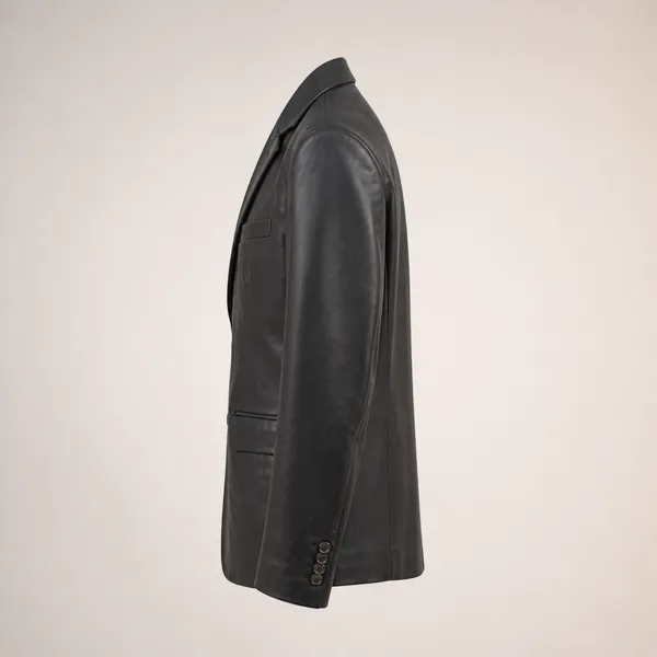 Black_Leather_Regular_Fit_Blazer_for_Men