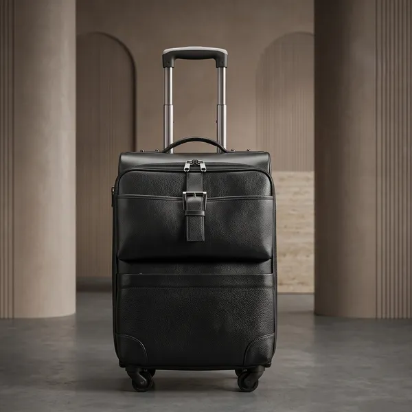 Black_Textured_Rolling_Suitcase_for_Travellers