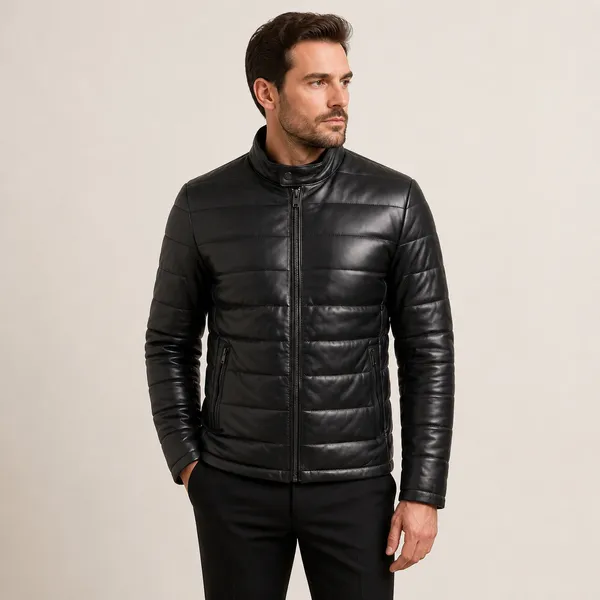 Black_Faux_Leather_Quilted_Jacket_for_Men