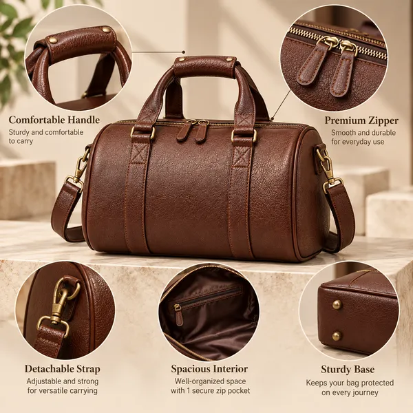 Brown_Textured_Duffle_Bag_for_Men