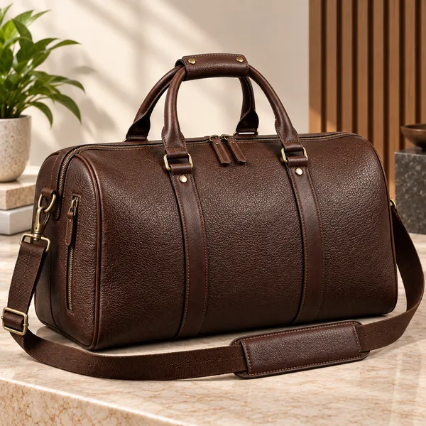 Brown_Textured_Travel_Duffel_Bag_for_Men