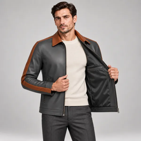Graphite_Modern_Two-Colour_Nappa_Leather_Jacket_For_Men