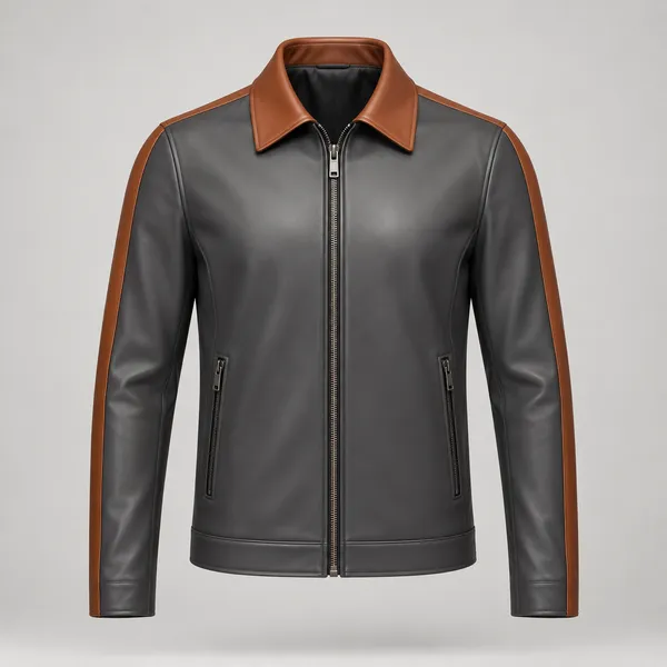 Graphite_Modern_Two-Colour_Nappa_Leather_Jacket_For_Men