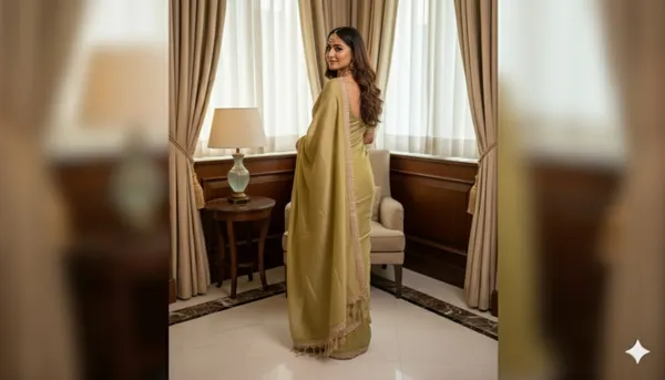 Gold_Chiffon_Saree_For_Women