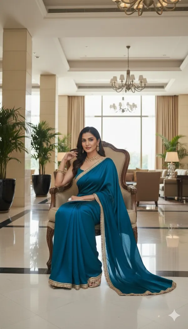 Rama_Chiffon_Saree_For_Women