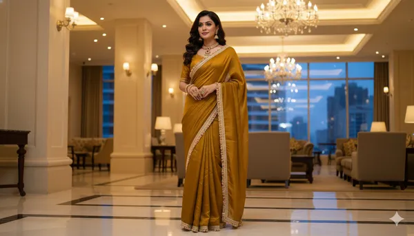 Yellow_Chiffon_Saree_For_Women
