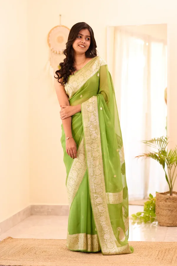 Pista_Linen_Slab_Saree_For_Women