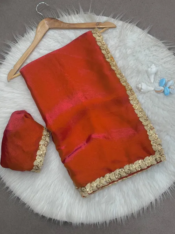 Orange_Two_Tone_Silk_Saree_For_Women