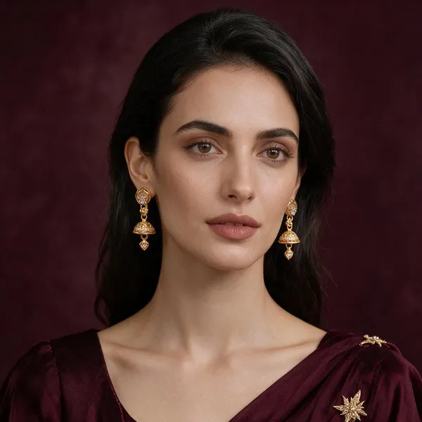 Gold_Copper_Brass_Traditional_Jhumka_Earrings_For_Women