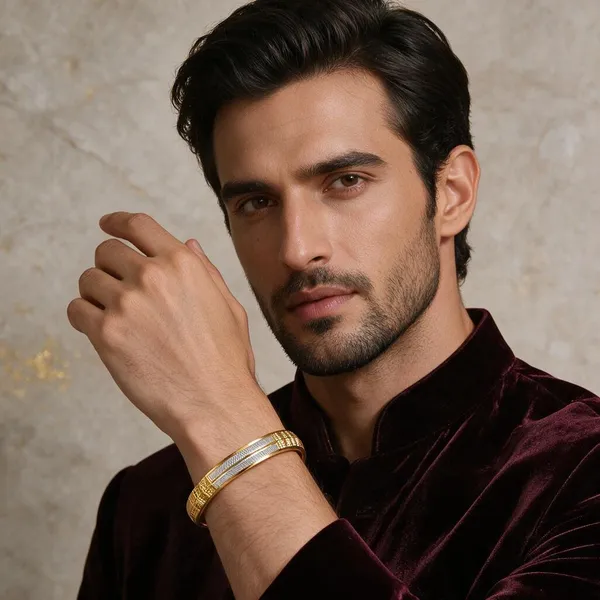 Gold_Copper_Brass_Kada_Bracelet_For_Men