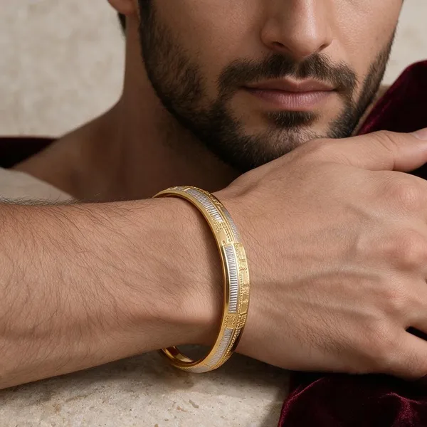 Gold_Copper_Brass_Kada_Bracelet_For_Men