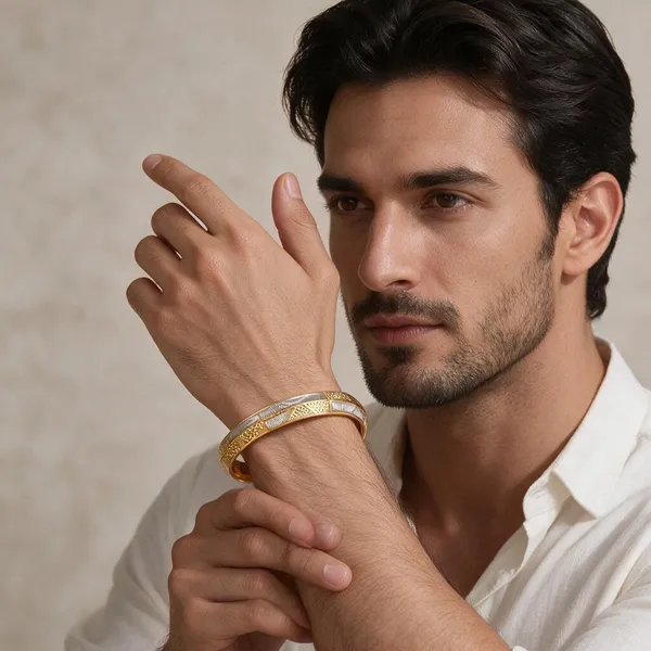 Gold_Copper_Brass_Kada_Bracelet_For_Men