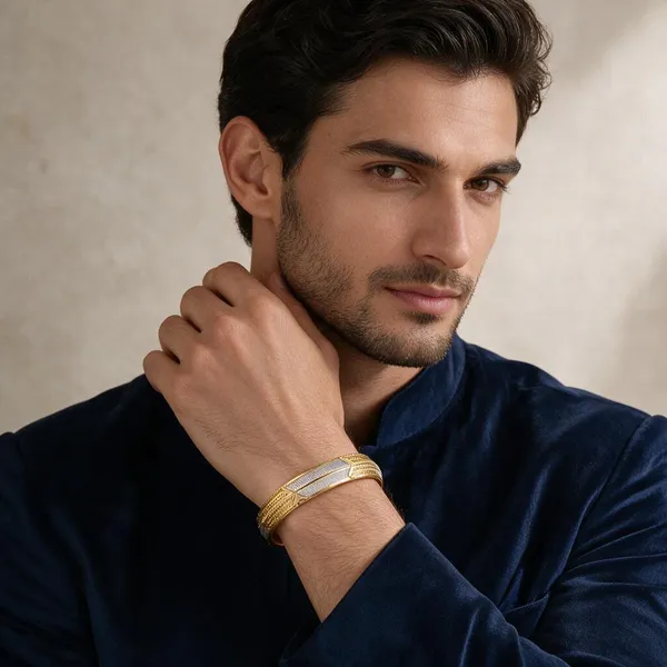 Gold_Copper_Brass_Kada_Bracelet_For_Men