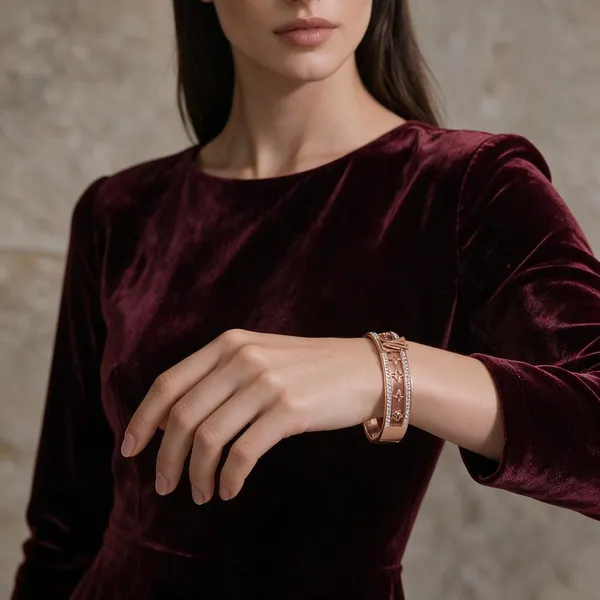 Gold_Copper_Brass_Delicate_Sparkling_Bracelet_For_Women