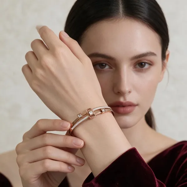 Gold_Copper_Brass_Delicate_Sparkling_Bracelet_For_Women