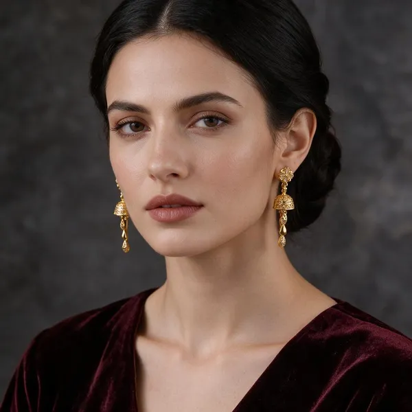 Gold_Copper_Brass_Ethnic_Jhumka_Earrings_For_Women