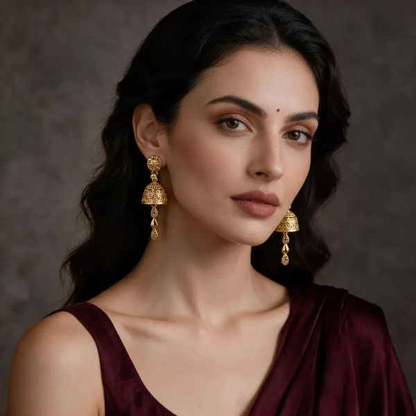 Gold_Copper_Brass_Ethnic_Jhumka_Earrings_For_Women