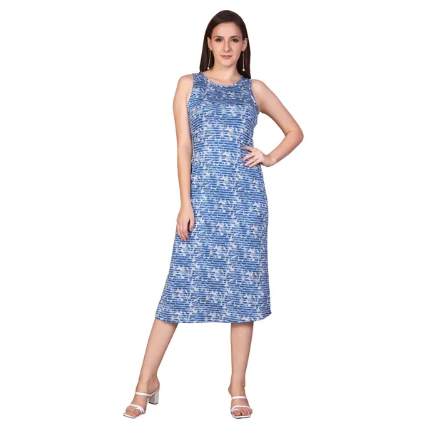Blue_Printed_Bodycon_Midi_Dress_for_Women