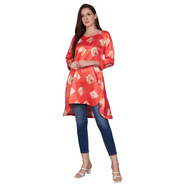 Red_Printed_Asymmetric_Tunic_Top_for_Women