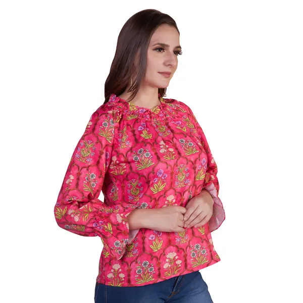Pink_Floral_Print_Relaxed_Fit_Top_for_Women