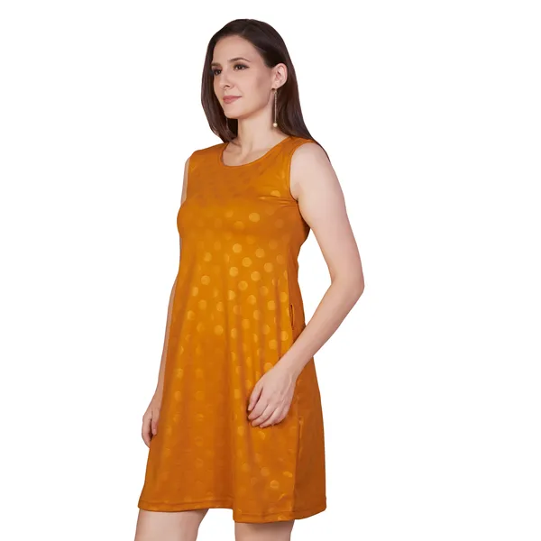 Orange_Polka_Dot_Sleeveless_Shift_Dress_for_Women