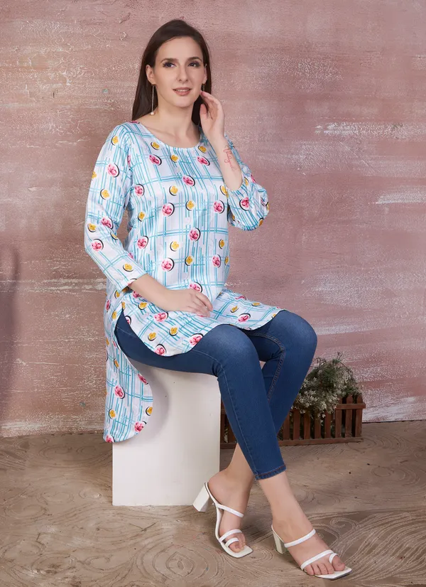Light_Blue_Printed_A-Line_Kurti_for_Women