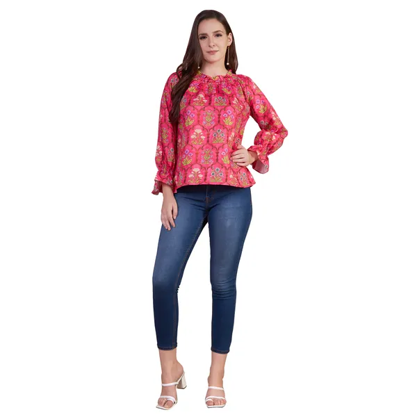 Pink_Floral_Print_Relaxed_Fit_Top_for_Women