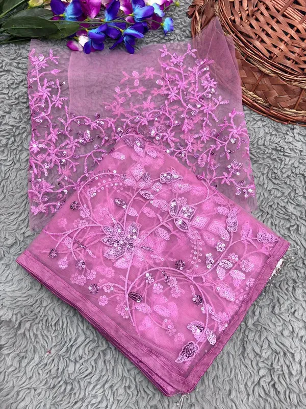 Light_Pink_Heavy_Mono_Butterfly_Net_Saree_with_5mm_Sequin_&_Thread_Embroidery_Work