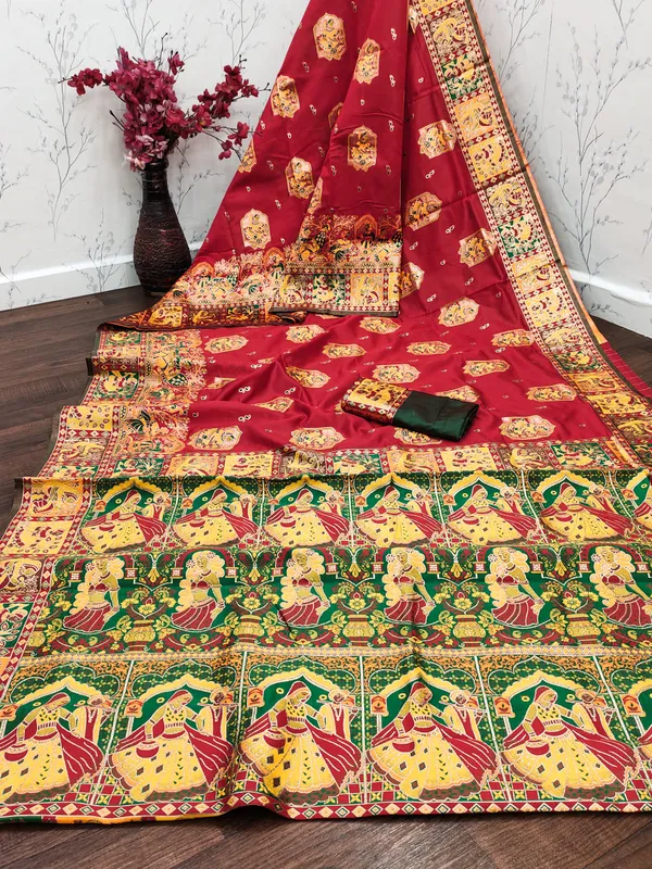 Blend_Silk_Woven_Baluchari_Saree_for_Women