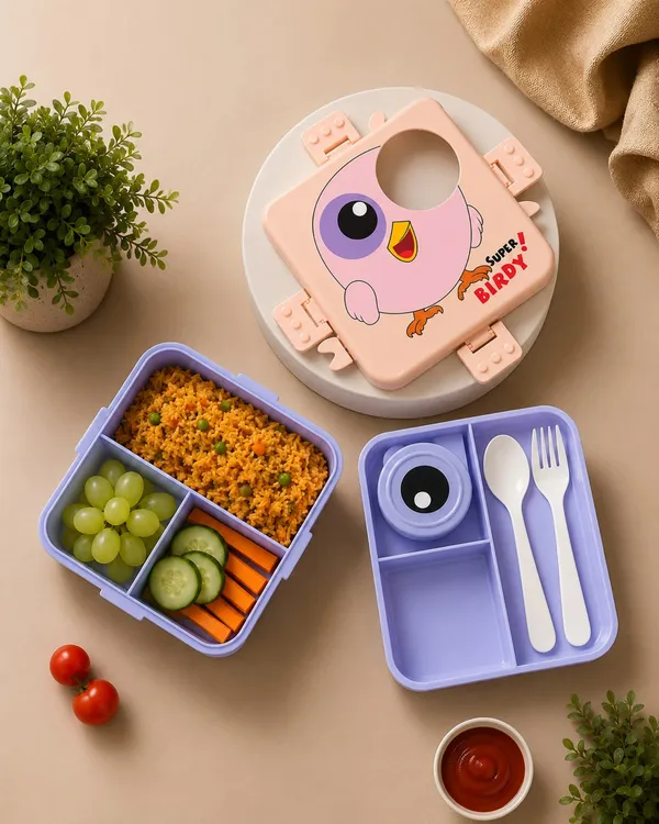 Orange_Multi_Compartment_Lunch_Box_Set_for_Kids