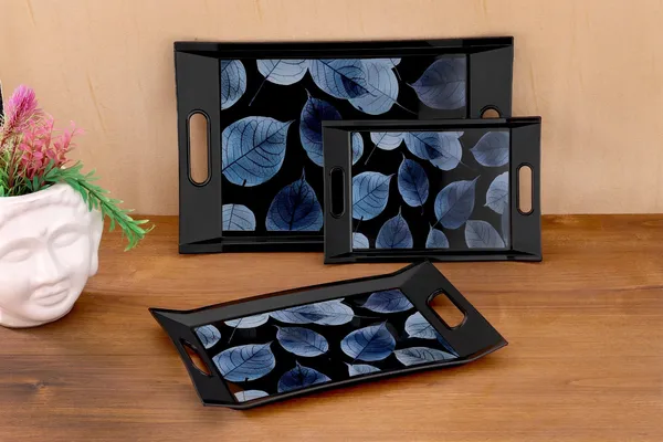 Plastic_Leaf_Print_Serving_Tray_Set