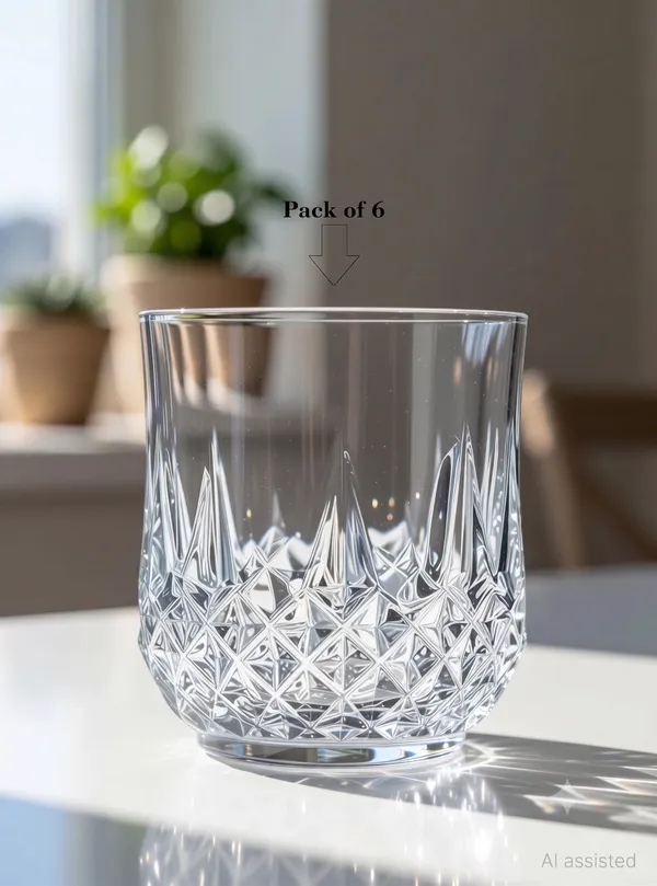 Clear_Glass_Geometric_Cut_Tumbler_Set