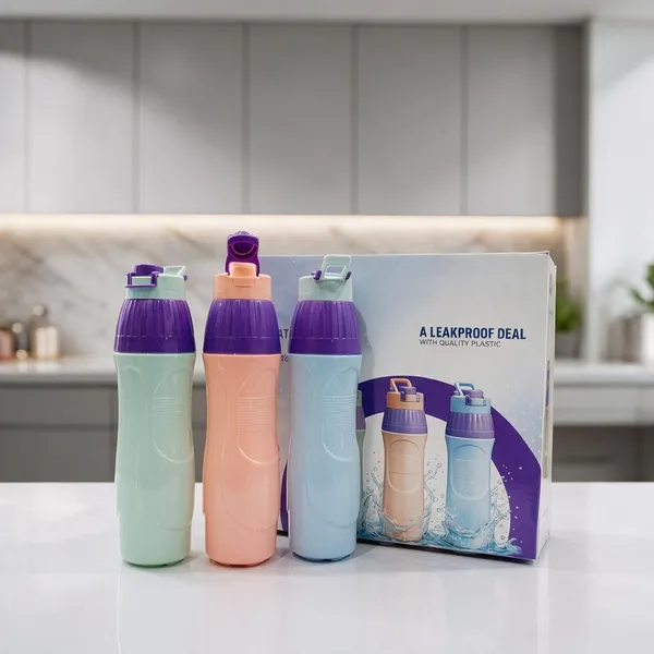 Plastic_Flip_Top_Plain_Water_Bottle_Set_Of_3