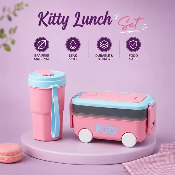 Green_Plastic_Wheeled_Lunch_Box_And_Water_Bottle_Set_For_Kids