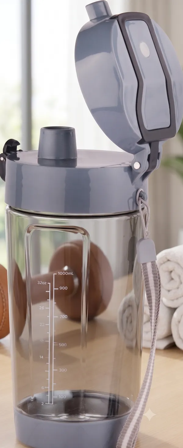 Peach_Power_Mix_1000ml_Shaker_Bottle