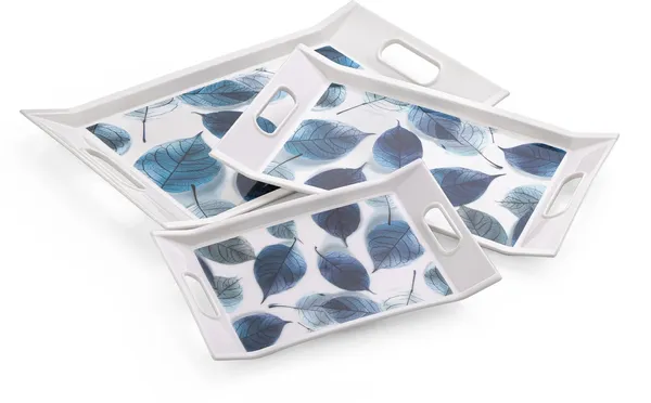 Plastic_Leaf_Print_Serving_Tray_Set