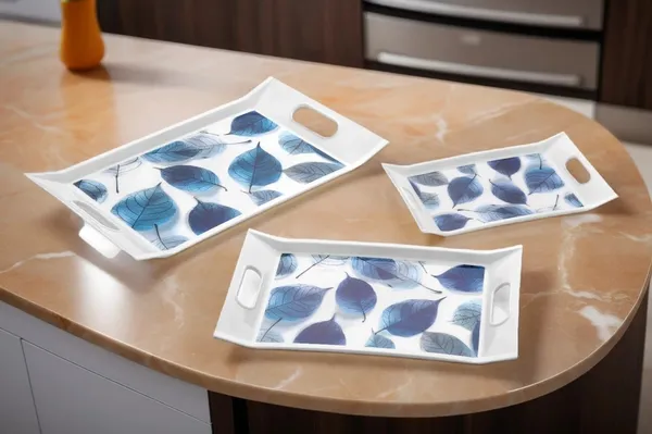 Plastic_Leaf_Print_Serving_Tray_Set