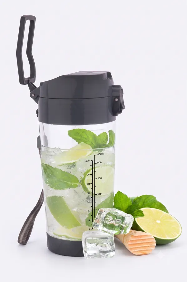 Peach_Power_Mix_1000ml_Shaker_Bottle