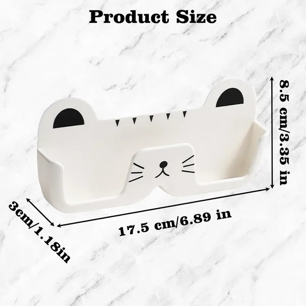 Plastic_Cat-Shaped_Wall-Mounted_Sunglasses_Holder