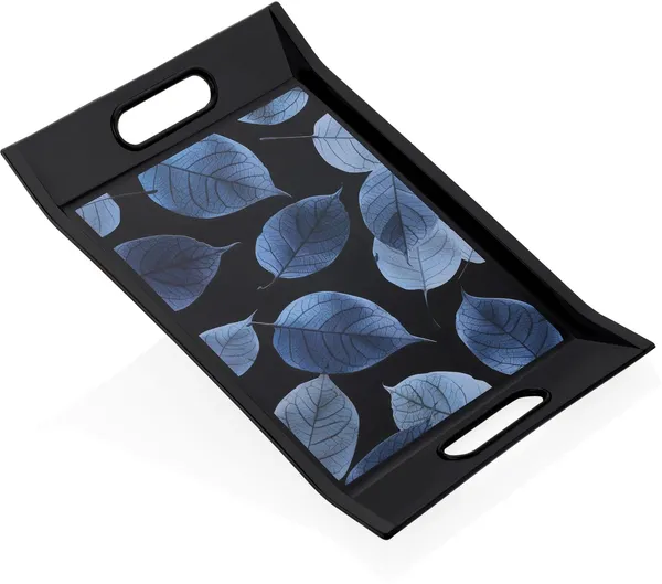 Plastic_Leaf_Print_Serving_Tray_Set