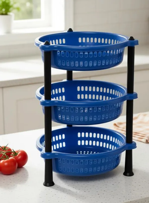 Blue_Plastic_3_Tier_Basket_Storage_Organizer