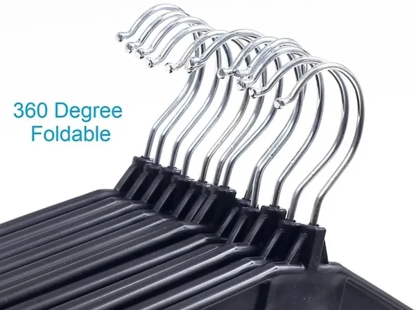 Black_Plastic_Foldable_Clothes_Hangers