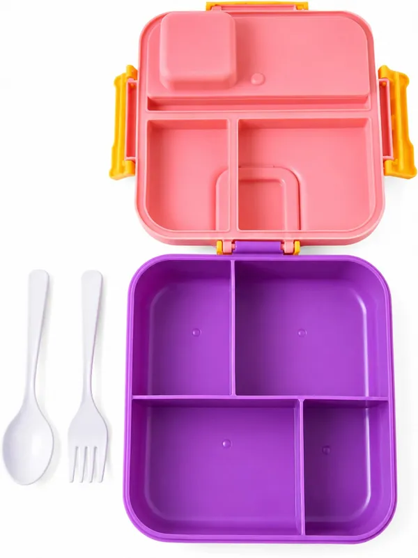 Pink_Purple_Compartment_Lunch_Box_With_Spoon_And_Fork