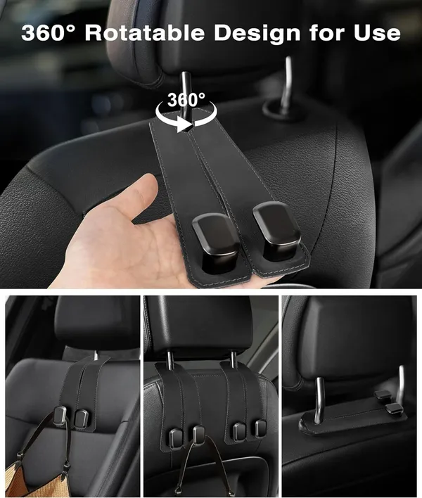 Black_Car_Seat_Headrest_Hanger_Hook