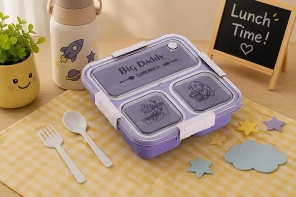 Purple_3_Compartment_Lunch_Box_With_Spoon_And_Fork