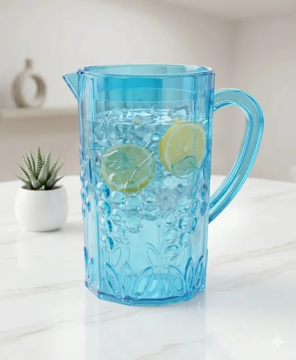 Plastic_Floral_Embossed_Water_Jug