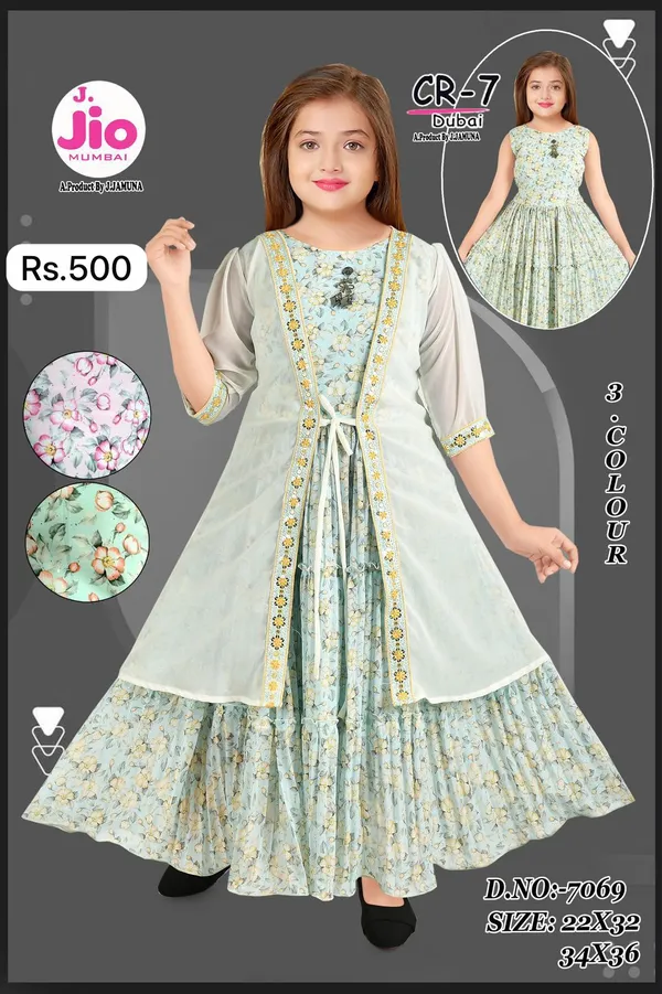 Mint_Green_Floral_Flared_Dress_for_Women