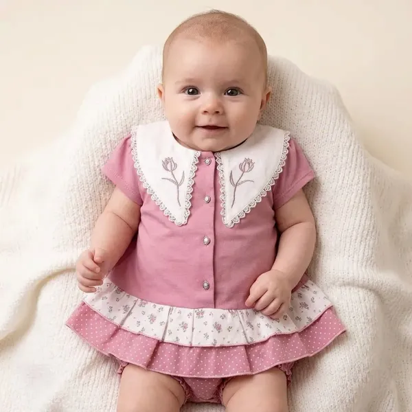 Pink_Cotton_And_Polyster_Printed_Flared_Frock_Set_For_Baby_Girls